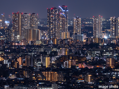 武蔵小杉タワーマンション夜景｜パークシティ武蔵小杉ザ・ガーデンタワーズ
