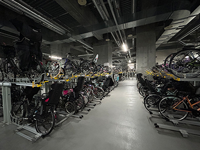 ウエスト自転車置場｜パークシティ武蔵小杉ザ・ガーデンタワーズ