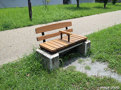 かまどベンチ｜パークシティ武蔵小杉ザ・ガーデンタワーズ